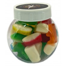 PLASTIC JAR FILLED WITH MIXED LOLLIES 135G